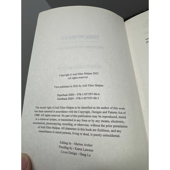 "This Woman" By Jodi Ellen Malpas Paperback Book - Picture 3 of 4